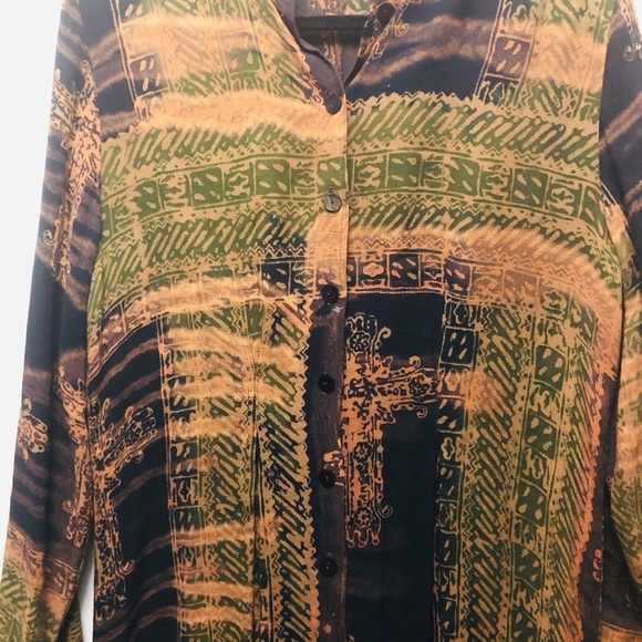 - - Womens Boho style floor length dress. Fits like a Large. - Picture 3 of 13